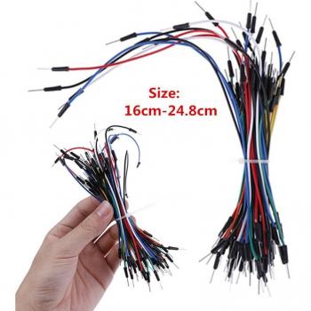 Flexible Drahtstecker für Steckbrett 65 Stück