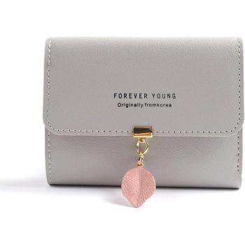 Billetera de piel sintética para mujer FONMOR