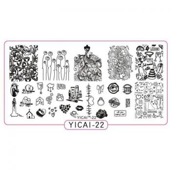 Nail Art Stamping Plate