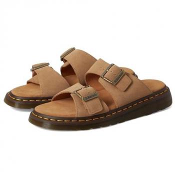 DR MARTENS Sandales Josef en Daim Tanné Taille 39