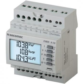 Medidor de energía DIRIS A10 con display LCD retroiluminado