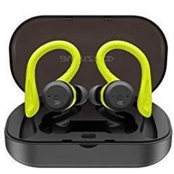 Auricular true wireless deportivos (av-tw5003g) negro/verde
