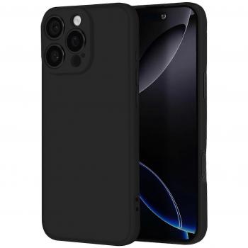 Coque Souple iPhone 16 Pro Finition Mate Noir