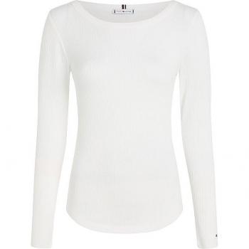 Camicia a Maniche Lunghe Uomo Tommy Hilfiger Slim Bianco L