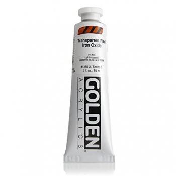 GOLDEN Heavy Body Acrylic 59ml Tube Series 3 Transparent Red Iron Oxide