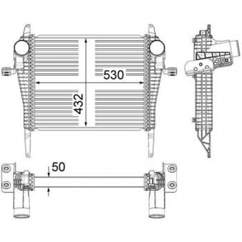 Original Intercooler MAHLE CI-37 000P