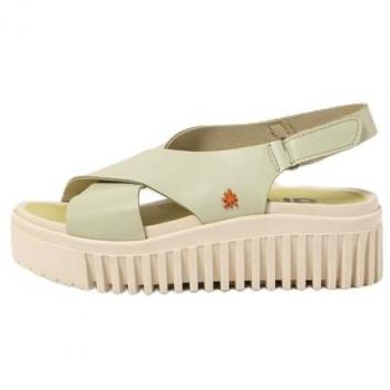 Cuña Nappa Lima: Sandalia Elegante Brighton
