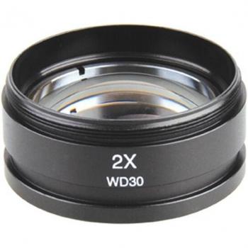 Stéréomicroscope avec objectif auxiliaire grand angle 2x