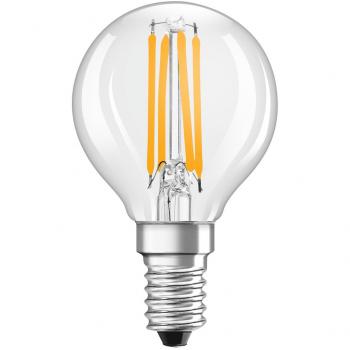 Ledvance Classic LED E14 Poire Filament Clair 4 W – 470 lm, blanc très chaud, équivalent 40 W