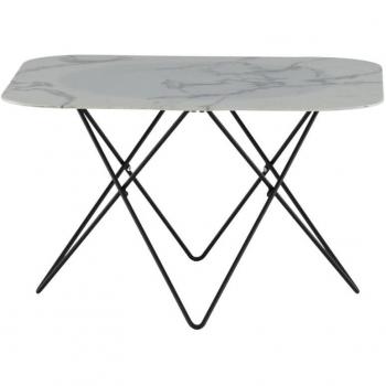 Ebuy24 Marmor Couchtisch Set 80x80 cm