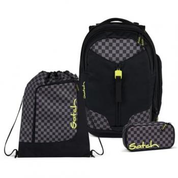 Satch MATCH Dark Skate Schulrucksack-Set 3-teilig