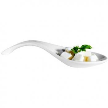 Utopia Black Appetizer Spoon Collection – 6 Pieces