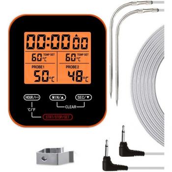 Thermomètre numérique à distance pour cuisson des aliments