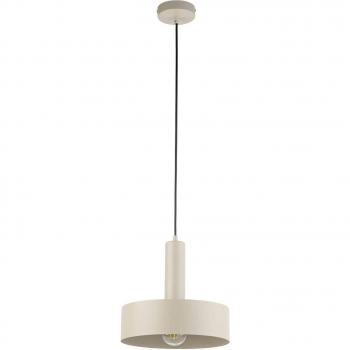 SIGMA Lampada a Sospensione Cilindrica Taupe 27 cm