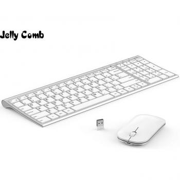 Combo Jellycomb: Teclado Inalámbrico y Mouse 2.4G
