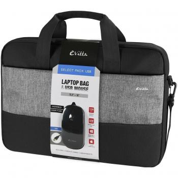 Maletín para Portátil e-Vitta 16 Negro y Gris