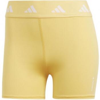 Mallas Deportivas Adidas Amarillo Corte Alto Mujer