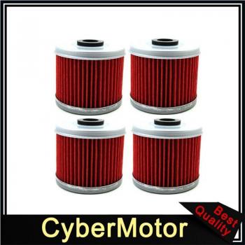 4x Oil Filter Set for Honda Rancher TRX350TM TRX350TE TRX350FE TRX350FM TRX420FM