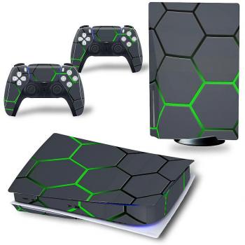 Décoration Grille Noire pour Playstation 5 et Contrôleurs