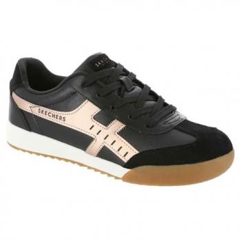 Skechers 177500-BKRG Damen Sneaker in Schwarz/Roségold, Größe 40