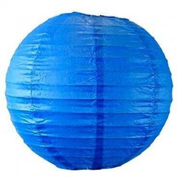 Cercle Lumineux Bleu Céleste 20 cm – Skylantern Papier Festif