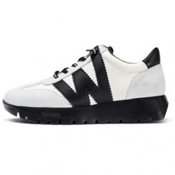 Wonders A-2476 Baskets Femme Cuir Blanc