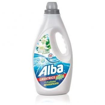Alba Lavatrice Iris e Fiori Bianchi 33 Lavaggi 1850ml