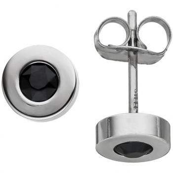 Ohrstecker Edelstahl rund mit SWAROVSKI® ELEMENTS 5,8 mm