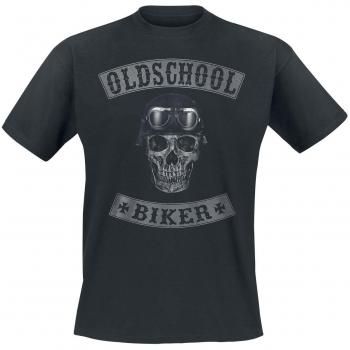 T-Shirt Oldschool Biker Skull