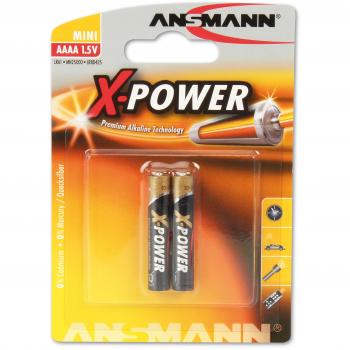 Ansmann X-Power AAAA Single-Use Alkaline – 2-Pack (LR61 Compatible)