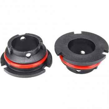 2-Pack Car LED Headlight Bulb Adapter Base for H1 H3 H4 H7 H11 H13 9004 9005