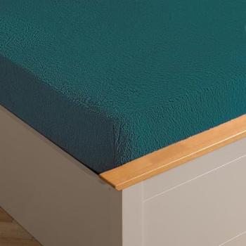 Thermal Teal Fleece Bed Cover – Super King Size