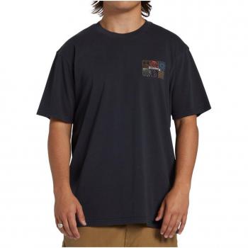 Billabong Men's Black Cotton Reflections T-Shirt