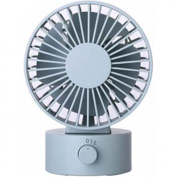 Portable Noiseless USB Desk Fan with Adjustable Head 2-Speed Mini Fan for Travel and Office
