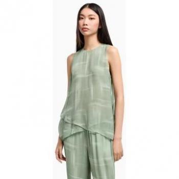 Tirantes Verdes Armani Mujer Blusa XL Viscosa