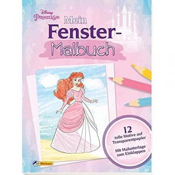 Disney Prinzessin: Mein Fenstermalbuch