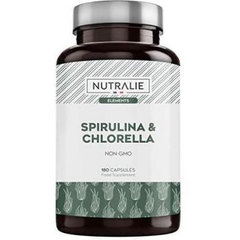 Spiruline et Chlorella Nutralie 1800mg