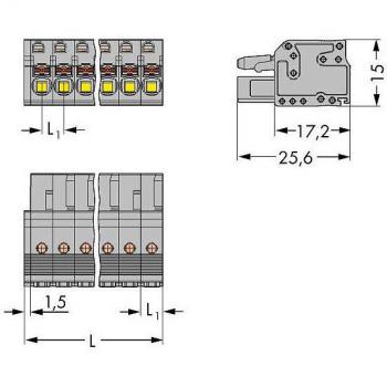 WAGO 5mm Pitch Female Connector 9P