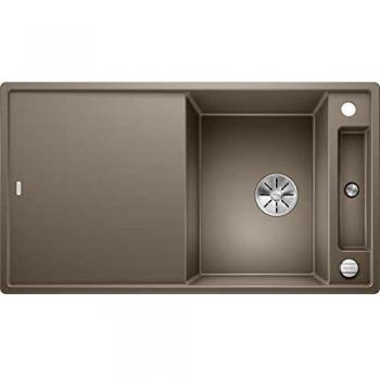 Évier Blanco Axia III 5 S PuraDur Tartufo 91,5x47cm avec Planche à Découper Réversible