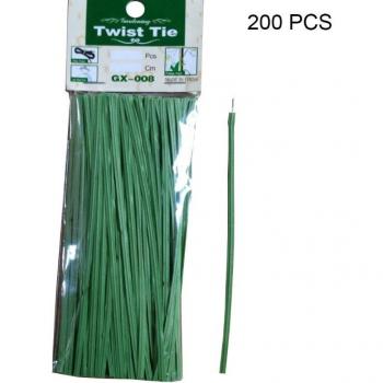 Attache verte pour plantes, 200 pièces, fil de jardinage en plastique
