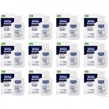 12 x NIVEA FOR MEN Dopobarba Balsamo Sensitive 100 ML
