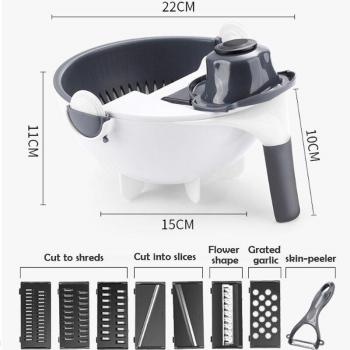 Multi-Function Kitchen Slicer with Free Peeler