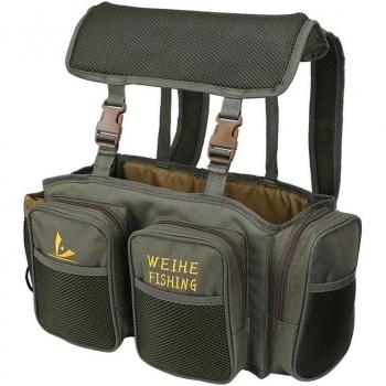 Pack de pêche en nylon avec rangement pour leurres