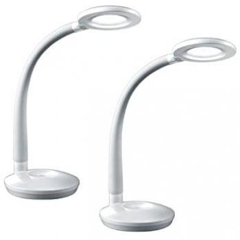 LED Schreibtischlampe mit Dimmfunktion, 2er Set, Warmweiß, 32cm hoch