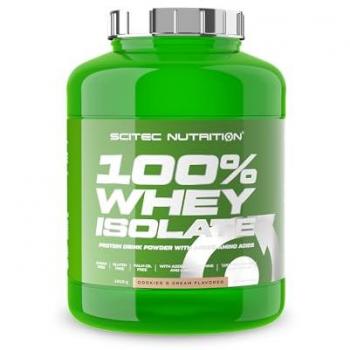 Scitec 100 % Whey Isolate – 1816 g, Cookies & Cream
