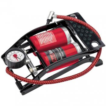 RedLine 24984 Dual‑Piston Foot Pump with Hose – Tire Inflator