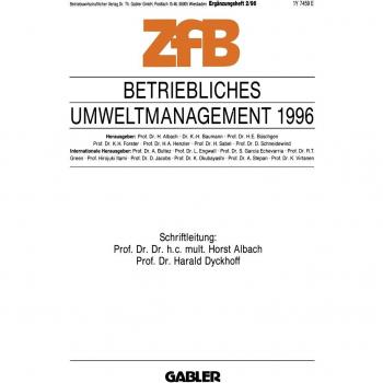 Betriebliches Umweltmanagement 1996