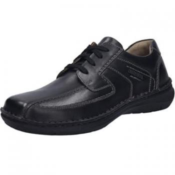 Josef Seibel New Anvers 08 Herren Halbschuhe Schwarz Weite K
