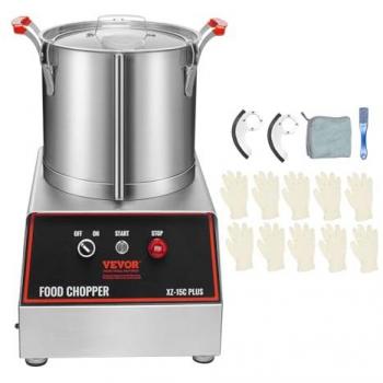 VEVOR RVS Multi‑Cut 1400W – Groente & Fruit Snijder 17,62 L