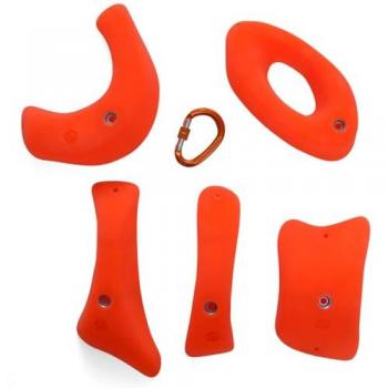Entre Prises Klettergriffe Rundpinches, XXL, 5er Pack, PU, Pink